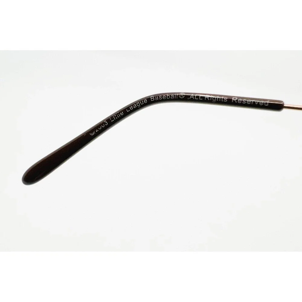 Little League Eyeglass Frames Boys Bronze New Spring Hinge Oval 42-18-125